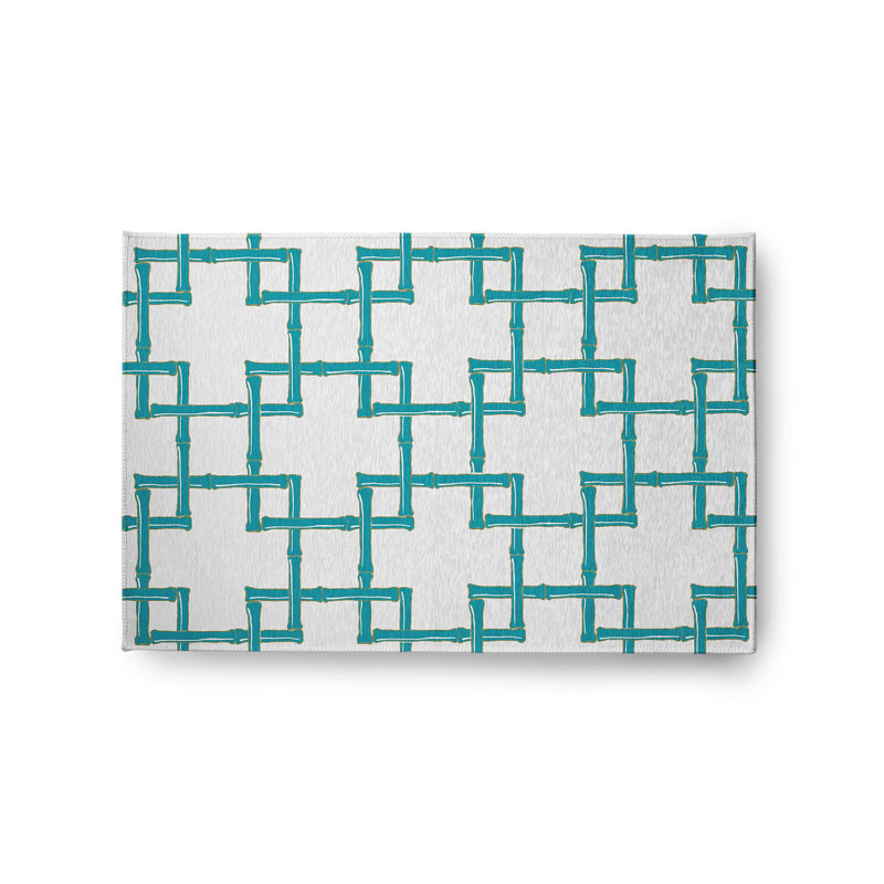 Zuzanna Chenille Geometric Indoor Rug, Rectangle 2' x 3'