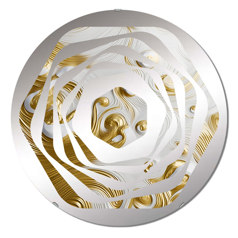 Miroir décoratif Cavonte - Amorphe, 23,6 po x 23,6 po