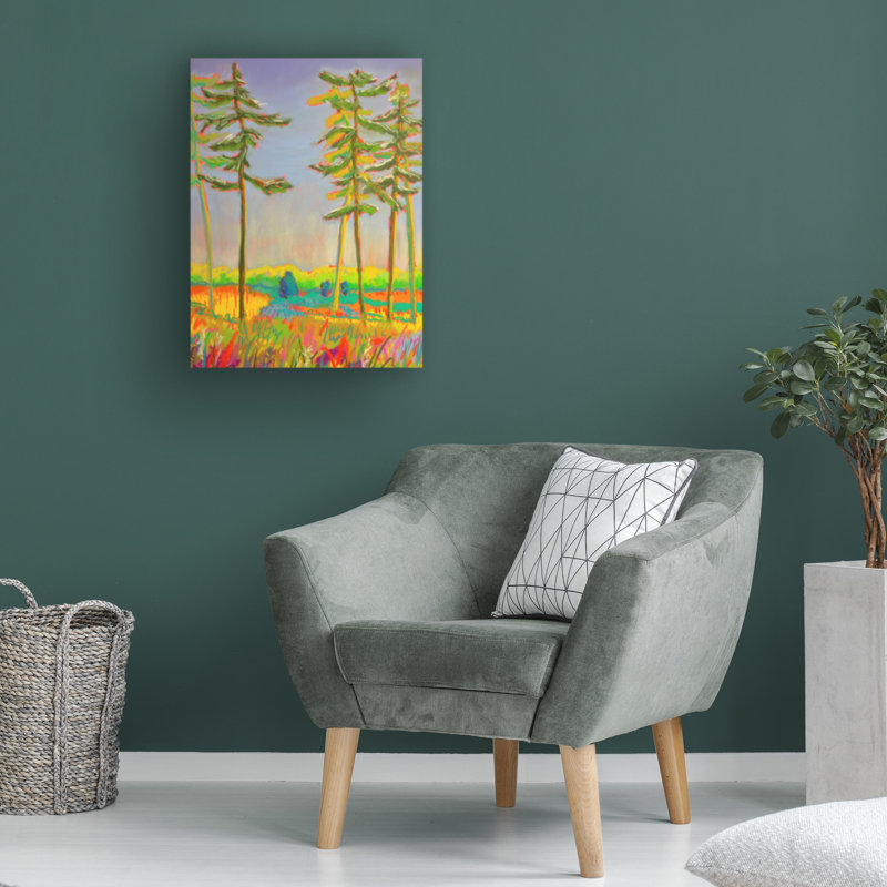 Art sur toile, «BBQ Bebe Keith The Pines», H 19 po x l 14 po