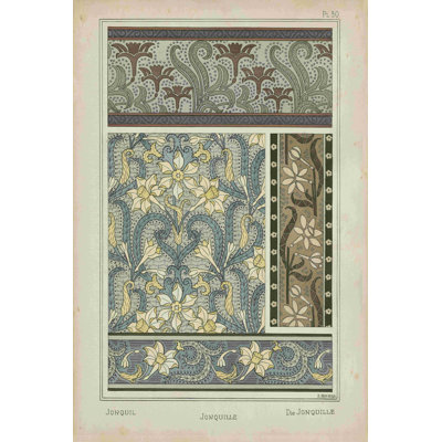 Nouveau design floral VI