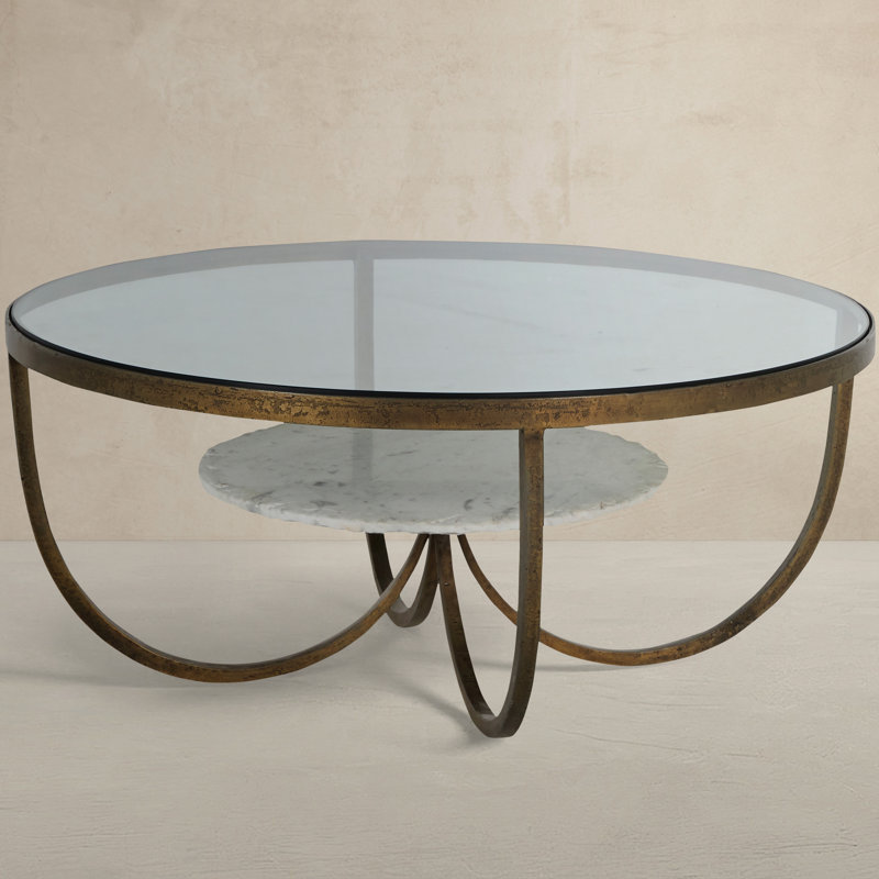 Wilbur Abstract Coffee Table with Storage