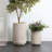 Magnesium Oxide Textured Wood-Look Planter-576723470