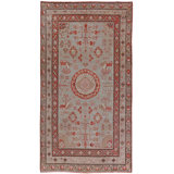 Vintage One-of-a-Kind Rectangle 5'7" X 10'9" Hand Knotted Area Rug