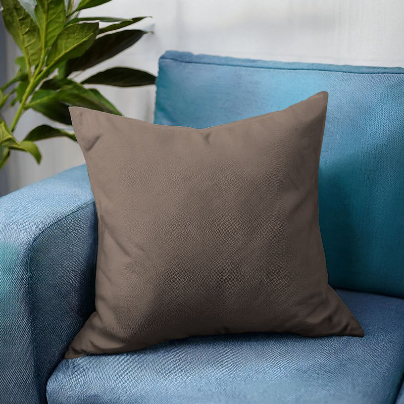 Cushion Cover, Brown, Square 45cm