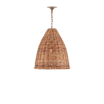 Basket 1 - Light Natural Single Pendant