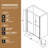 Aluminum Double Sliding Shower Door, 48" Wide, 72" High, 1/4"  6Mm  Clear Tempered Glass With Film, Corrosion - Handles, Adjustable Installation For Bathroom High Shatter Frame And Easy In-121157574
