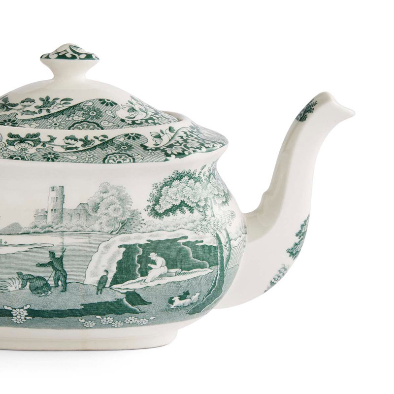Heritage Green Italian 2.5 PT. Teapot
