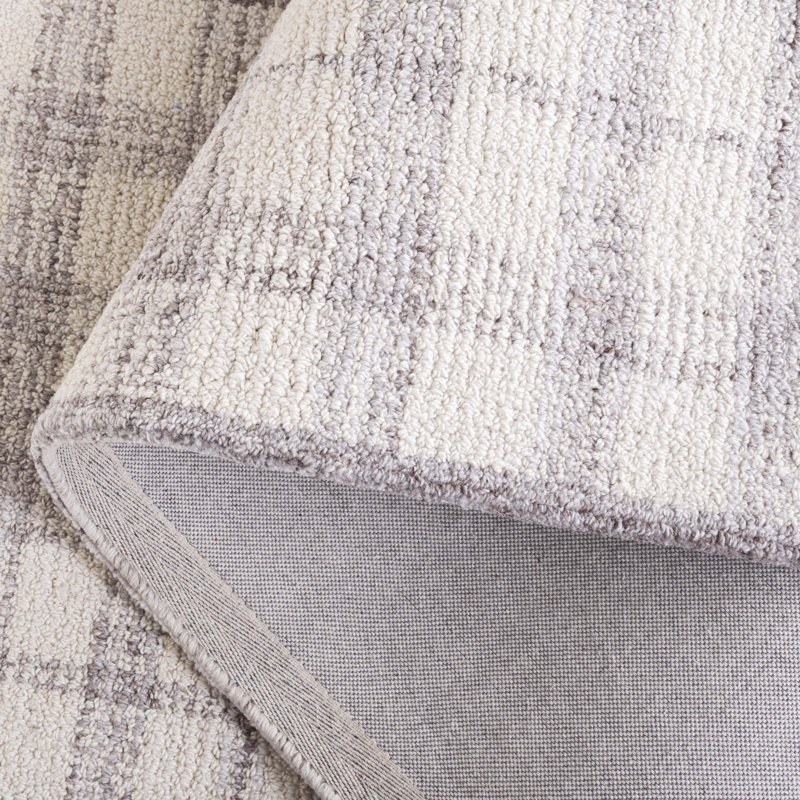 Ned Tufted Performance Plaid Rug, Rectangle 4' X 6'