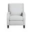 Fauteuil inclinable à dossier poussoir gris de style transitionnel en chenille gris 1 pièce