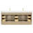 Waubun Rally 84'' Free Standing Double Bathroom Vanity with Calacatta Quartz Top-346812426