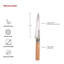 Kitchenaid Premium Damascus Serrated Utility Knife, 5.5 Inch