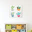 «Cute Cacti», art sur toile-1801270473