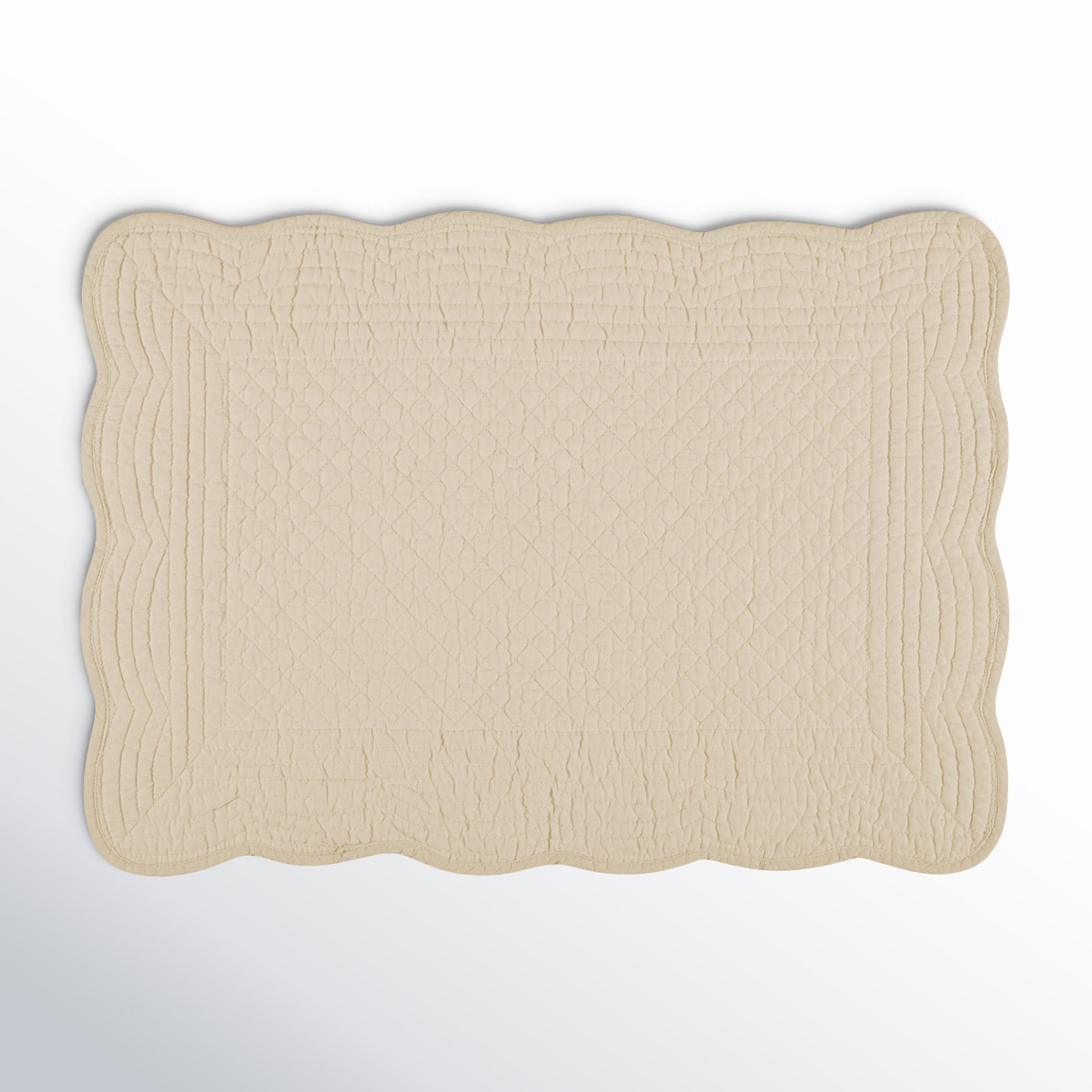 Grover Reversible Cotton Placemat, Flax