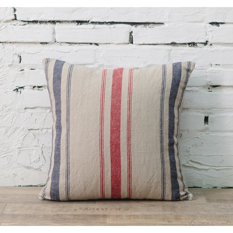 Paladino Striped Linen Pillow Cover