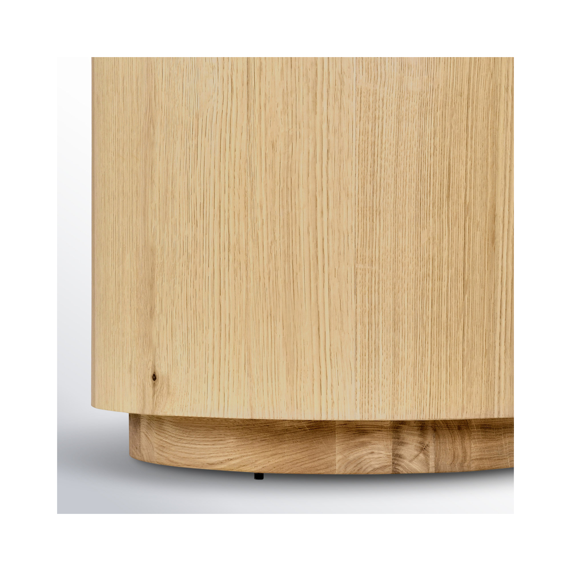 Taryn 20" Drum End Table, Natural