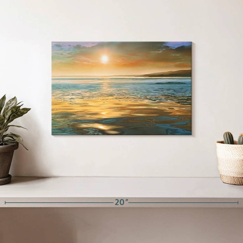 Gillard Ocean Evening Calm, 8" H x 12" W