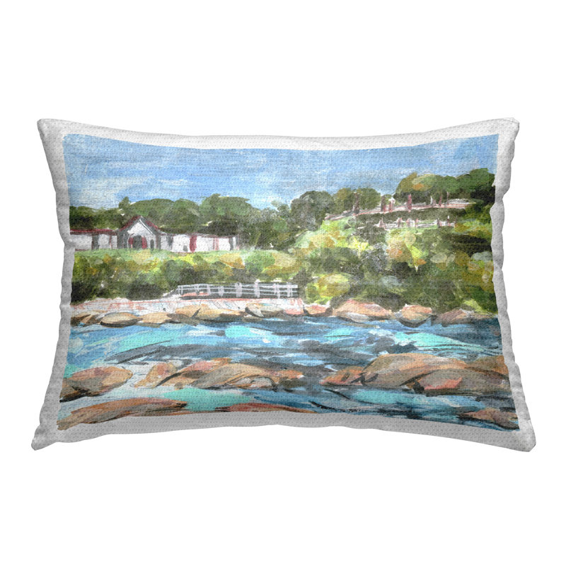 Coussin décoratif Rocky Nautical Landscape