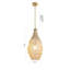 Luminaire suspendu panier 1 lumière Transitional-547088019-547088018