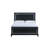 King Panel Bed Black