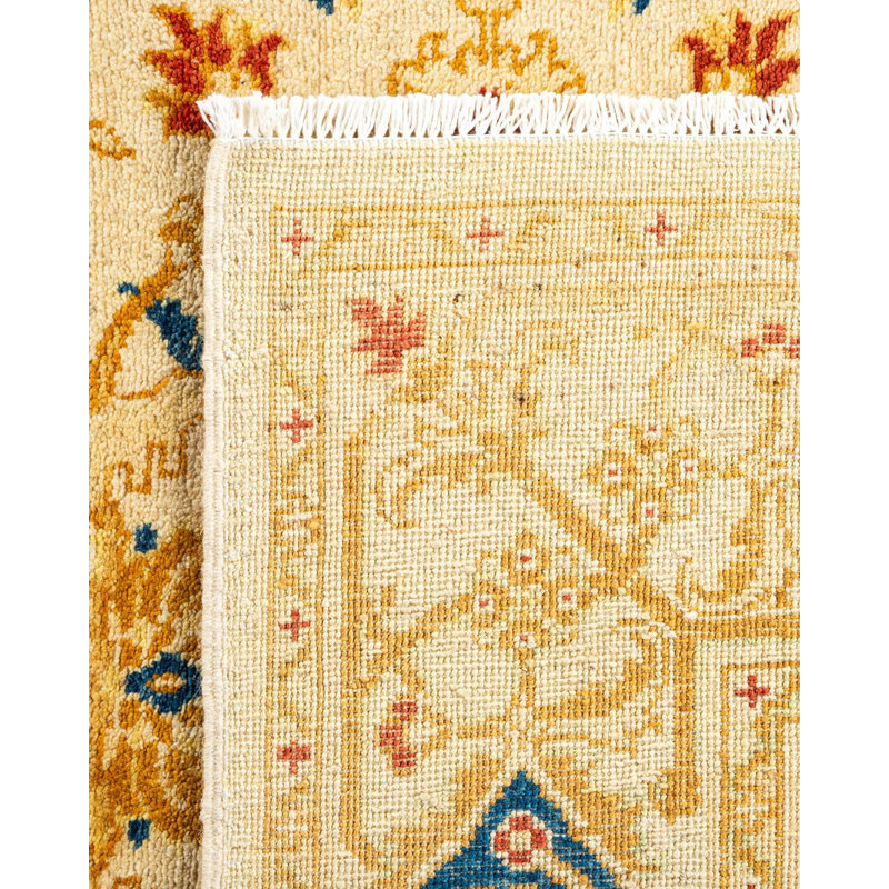Eclectic One-of-a-Kind 4' 1" X 6' 5" Hand Knotted Area Rug