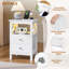 40cm W Manufactured Wood Bedside Table