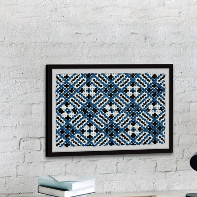 Contrasting Patterns - Single Picture Frame Print