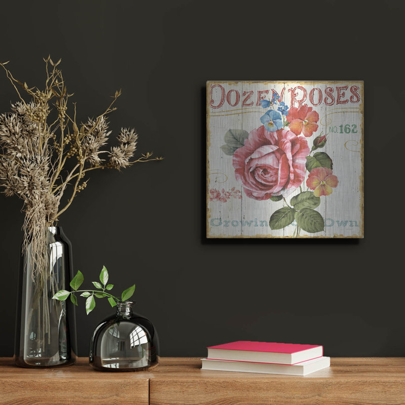 «Rose Garden II» par Lisa Audit, H 12 po x l 12 po