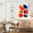 Avery Orange Blue Shapes -108635599