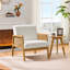  67.5Cm Wide Linen Lounge Chair-1325413571
