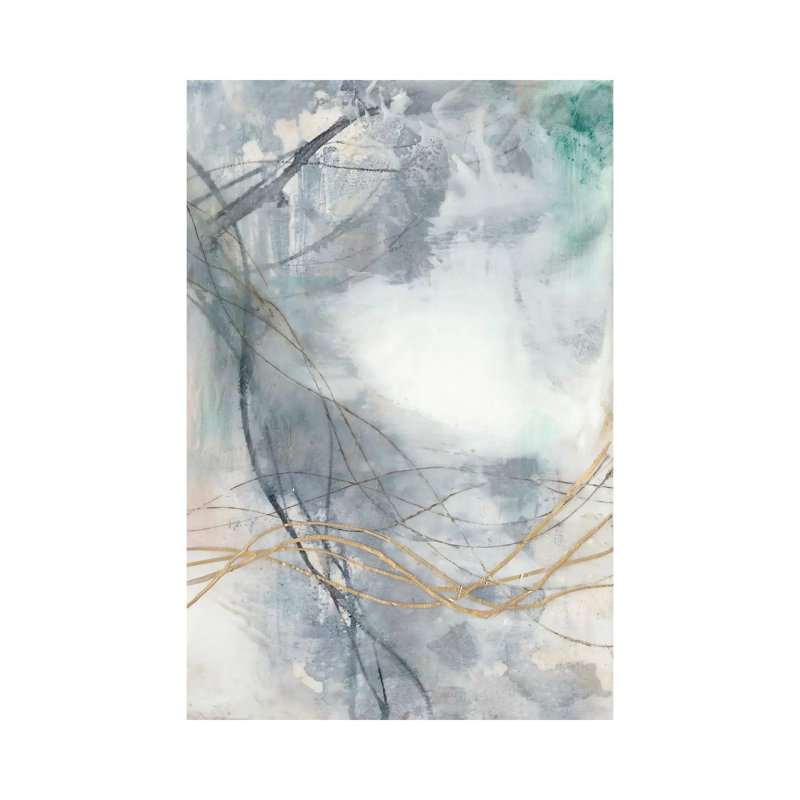 Undulating Oro II by Jennifer Goldberger - Wrapped Canvas Print, 45.72cm H x 30.48cm W