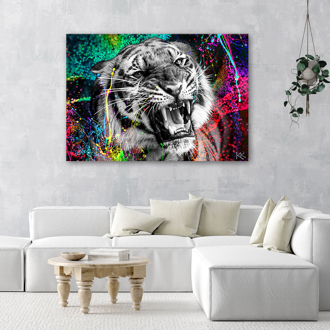 Leinwandbild, Tiger Animal Natur