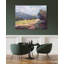 Chalets dans la vallée - reproduction d'art sur toile-691545362-692041167
