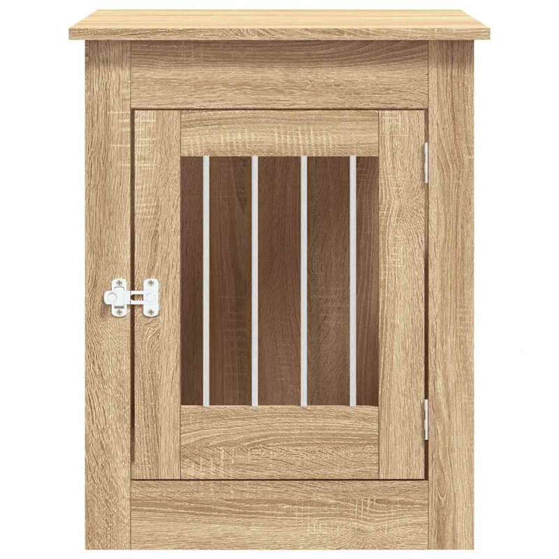 Pet Crate, 68cm H x 55cm W x 80cm D, Sonoma Oak