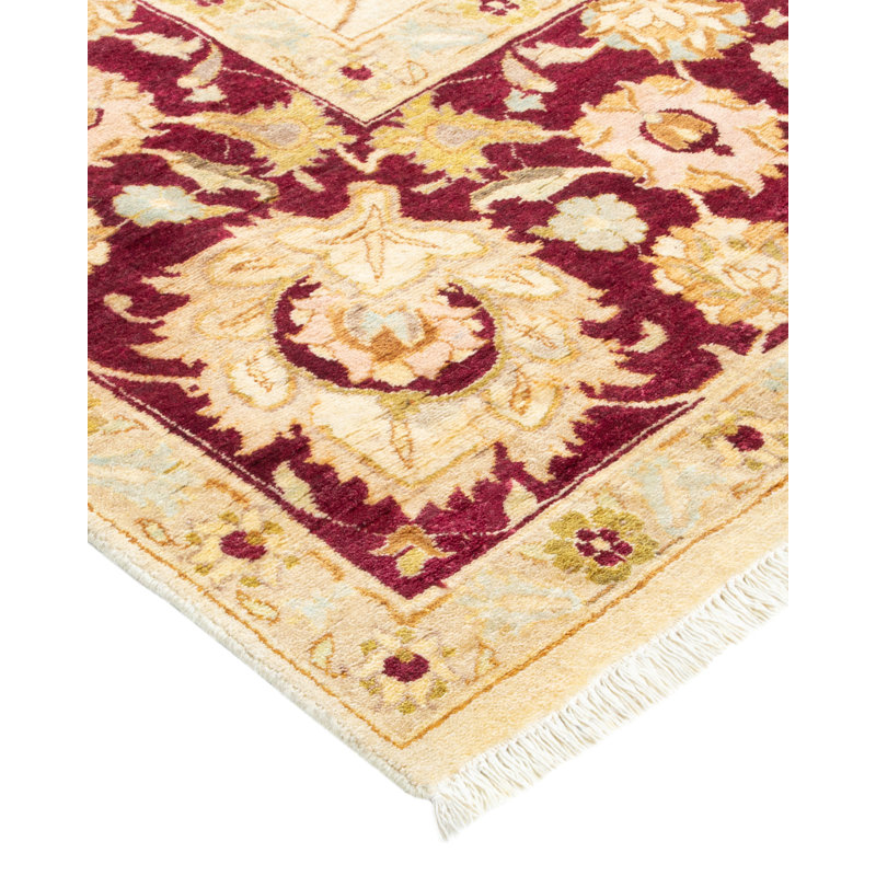Tapis unique en laine noué à la main 7 pi 10 po x 10 pi 5 po Caetlin Mogul