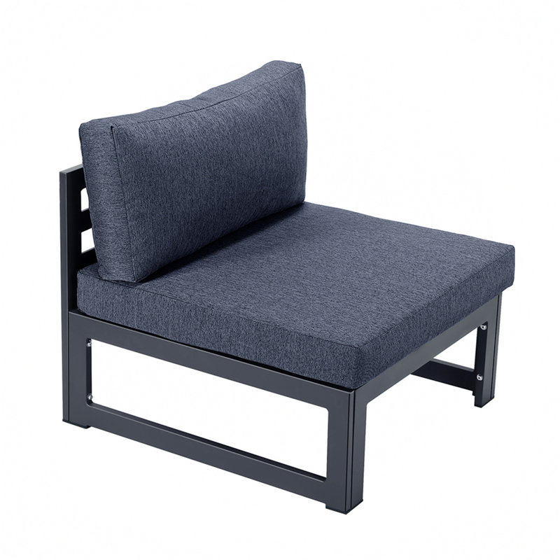 Chaise de patio avec coussins