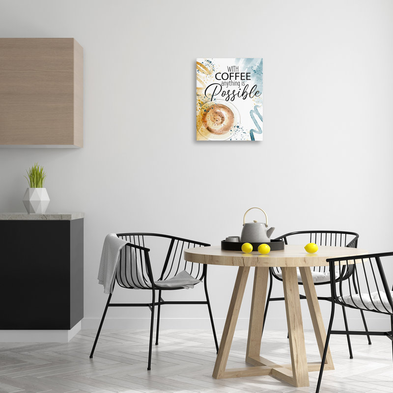 Avec la toile «n'importe quoi», par Kim Allen, H 20 po x l 16 po
