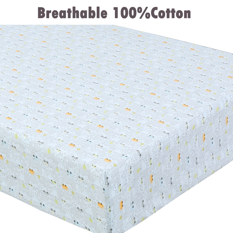 Drap-housse 100% coton 180 fils 180 fils