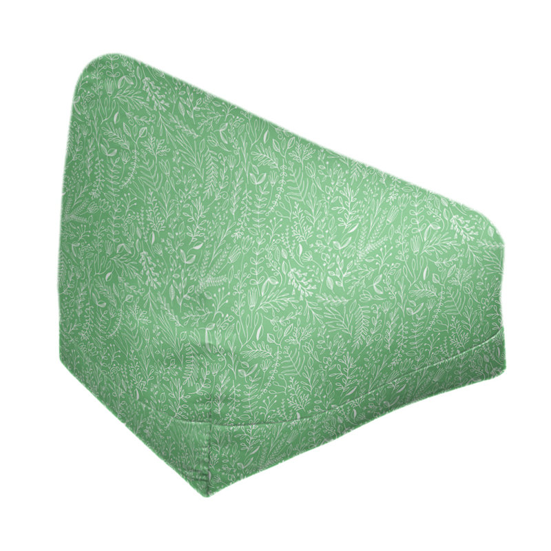 Petite chaise à sacs à billes & Leffel, H 120 po x L 2 po x P 60 po, Vert / blanc, Pas de bourre