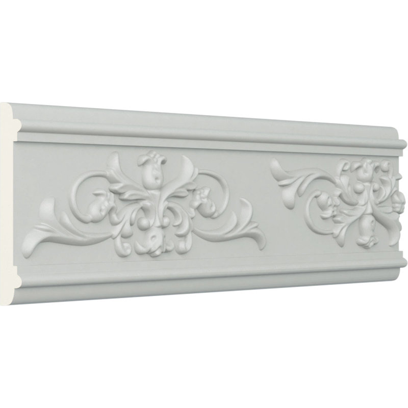 Versailles 4.38'' H x 94.5'' W x 0.75'' D Urethane Chair Rail