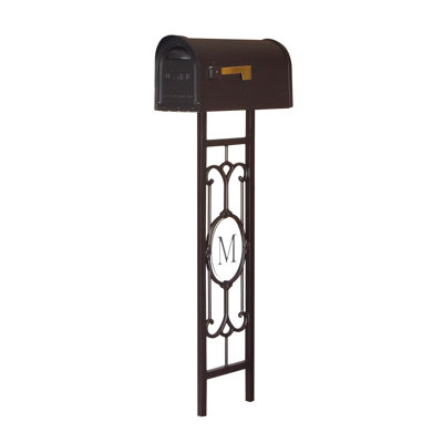 Aluminum Post Mounted Mailbox