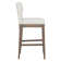 Arie Upholstered Stool with Solid Wood Frame