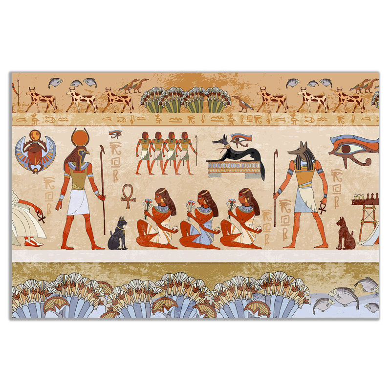 Egyptian - Wrapped Canvas Print, 61cm H x 41cm W