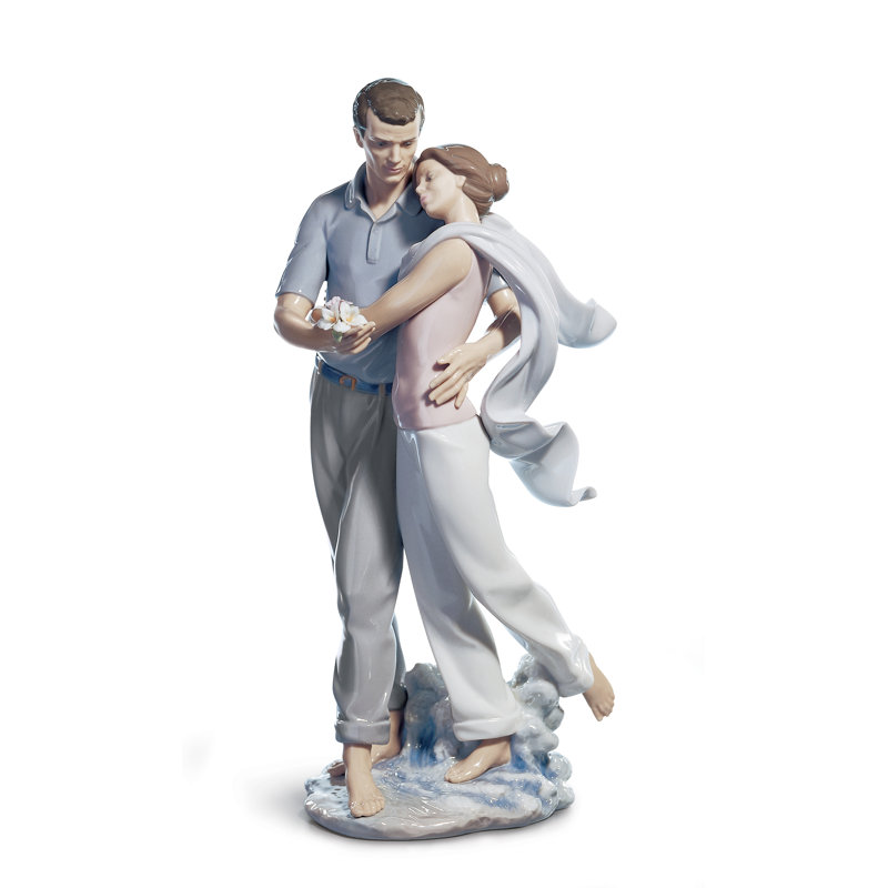 Eternal Embrace Porcelain Novelty Figurine for Anniversaries