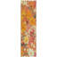 Tapis orange intérieur / extérieur lavable à la machine Claudian ACN1510-109535037