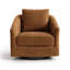 Fauteuil d'appoint pivotant en chenille Conway-1069960991