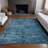 Machine Washable Indoor/Outdoor Xhevrie ACN1723 Denim Rug-1025704354