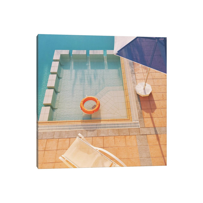 Swimming Pool by Cassia Beck - Wrapped Canvas Print, 45.72 cm H x 45.72 cm W
