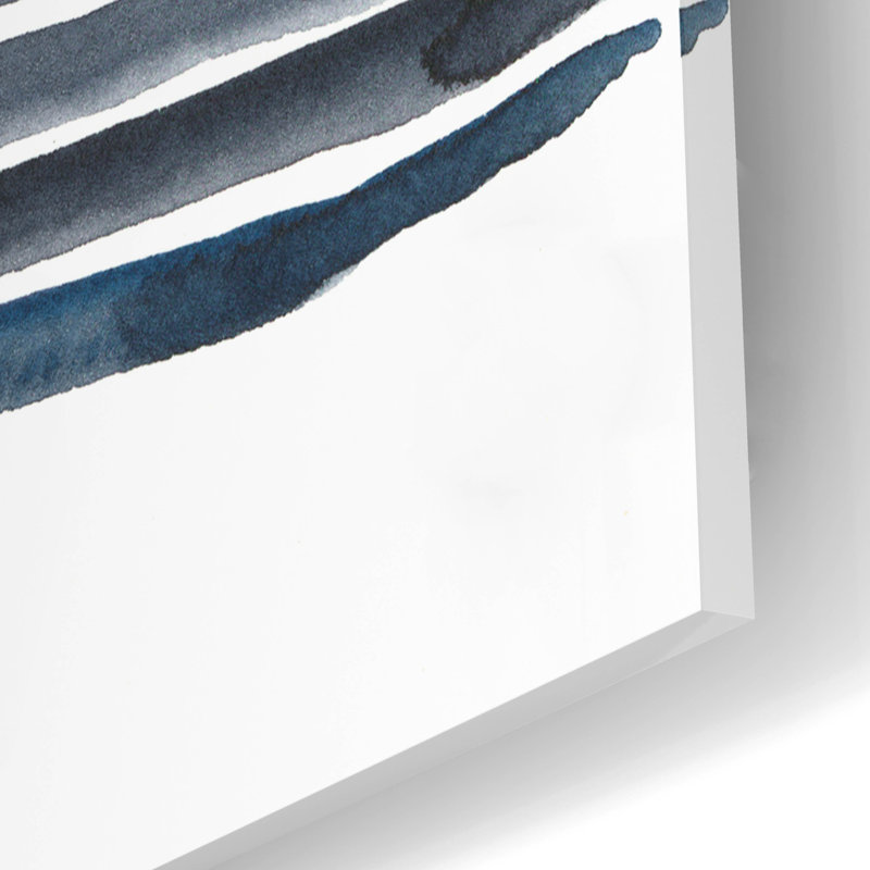 «Indigo Fronds II» par Regina Moore, H 16 po x l 12 po x P 0,13 po