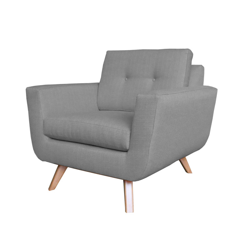Fauteuil Callie, Dauphin, Naturel, Plumes / duvet