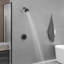 Ensemble de robinet de douche mural à poignée simple avec valve brute